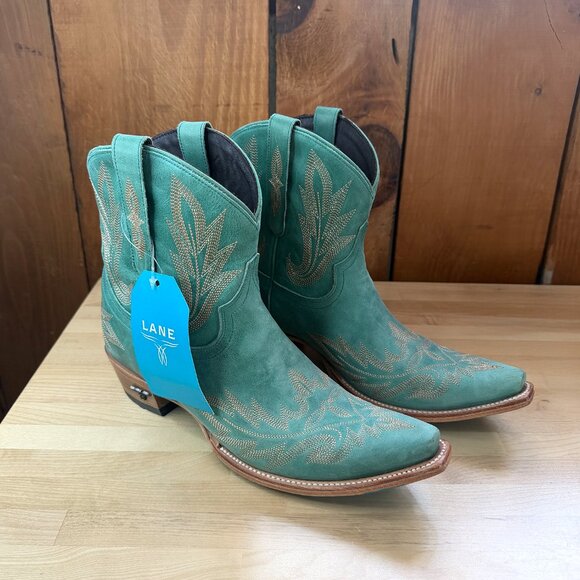 NWT Lane Boots Lexington Bootie (Taos Turquoise, Size 11) - Picture 4 of 8